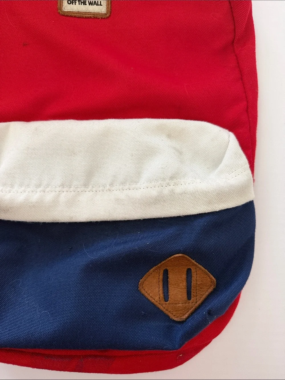 Vans Tricolor Red, Navy & White Everyday Backpack